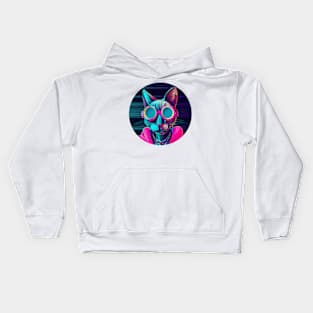 Cyberpunk cat Kids Hoodie